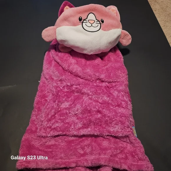 Huggle Pet Pink Kitty Hoodie One Size (Child) - Picture 7 of 12